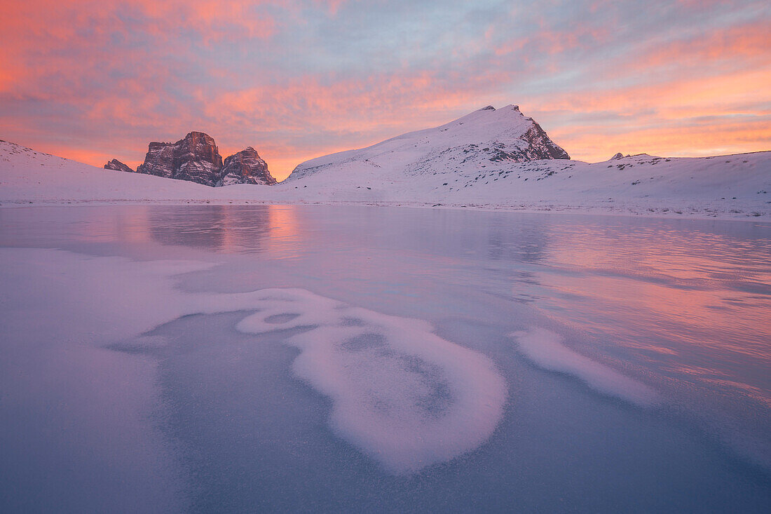 Baste See, Dolomiten, Provinz Belluno, Region Venetien, Italien, Europa