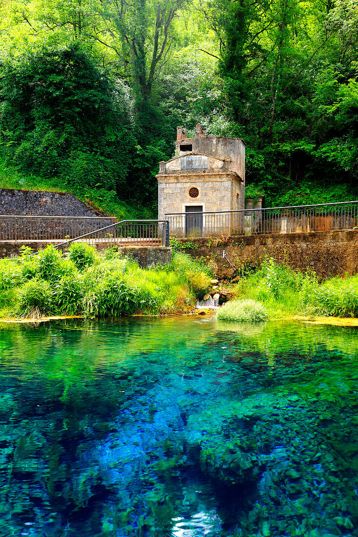 Mercure source, Viggianello village, Potenza  district, Basilicata, italy