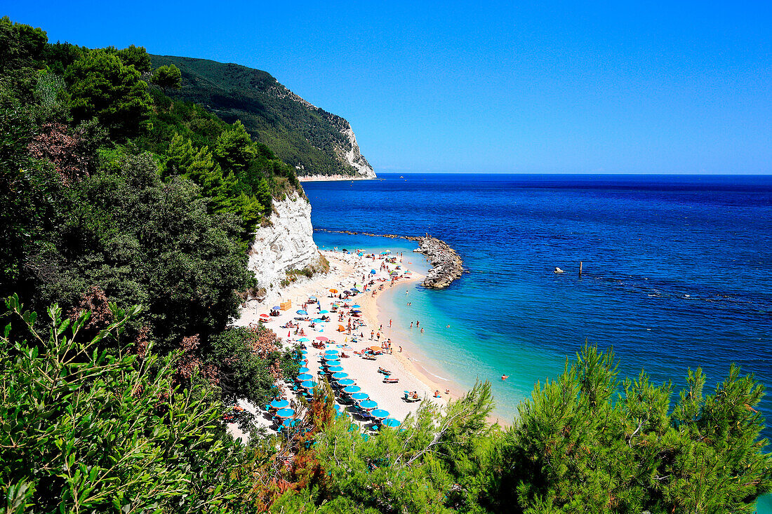 Conero Park, Ancona Bezirk, Marche, Italien