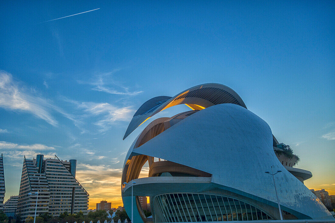 Spanien, Valencia, Stadt der Kunst und Wissenschaft, Calatrava