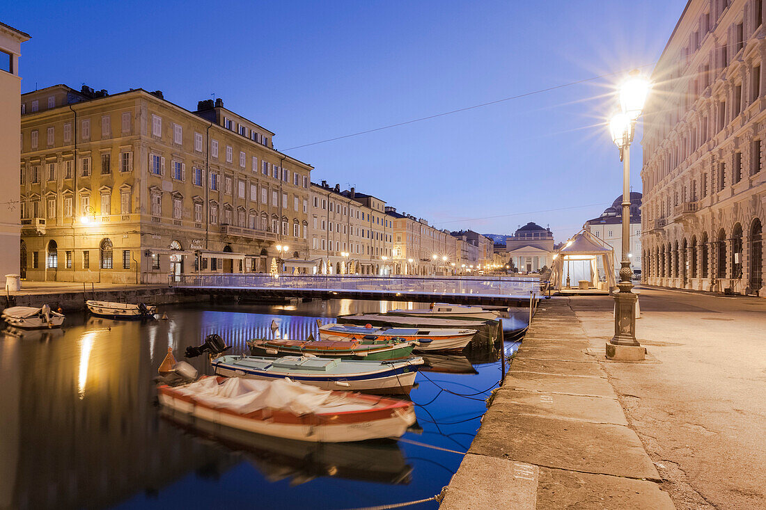 Europe, Italy, Friuli Venezia Giulia,  The Grand Canal in Trieste