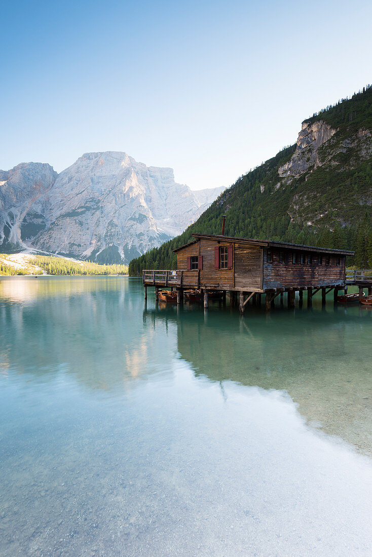 lake Braves, Braies , Bolzano province -Trentino Alto Adige, Italy