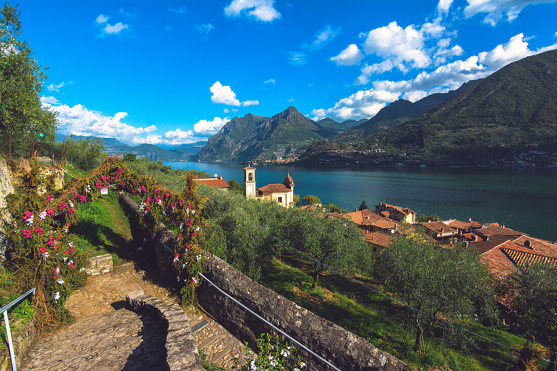 Carzano, Montisola, Brescia province, Italy, Lombardy district, Europe