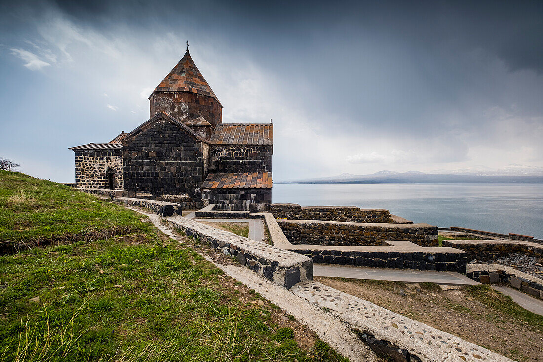 Sevanavank monastery, Lake Sevan, Gegharkunik province, Armenia, Caucaus, Eurasia