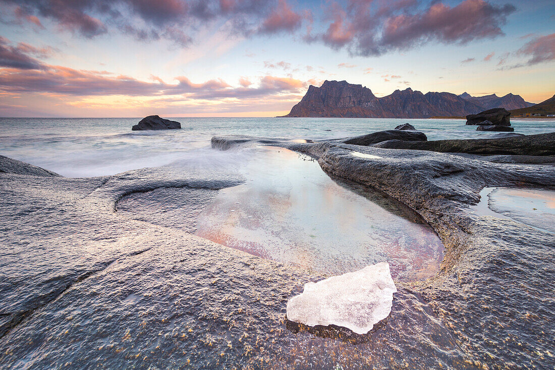 Uttakleiv beach, Lofoten Islands, Norway