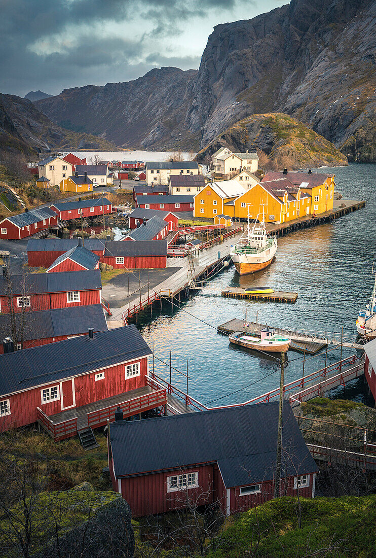 Nusfjord village, Lofoten Island, Norway