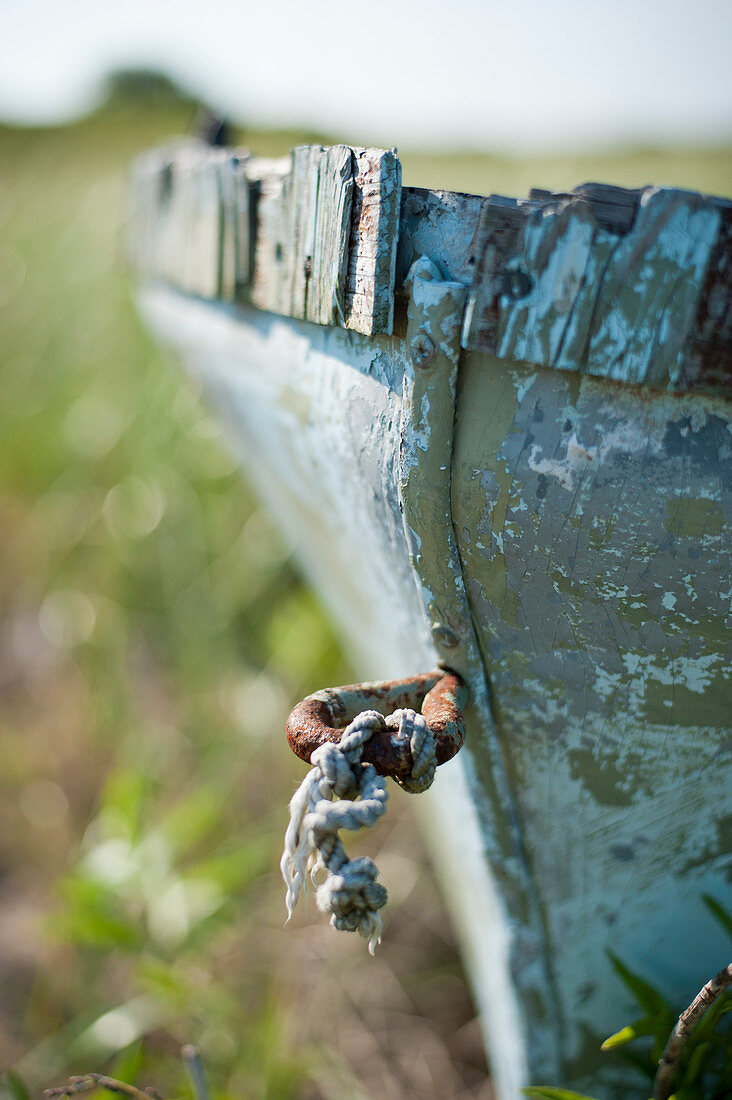 Details On The Beach Lining The Entrance To Great Salt Pond Of Block Island