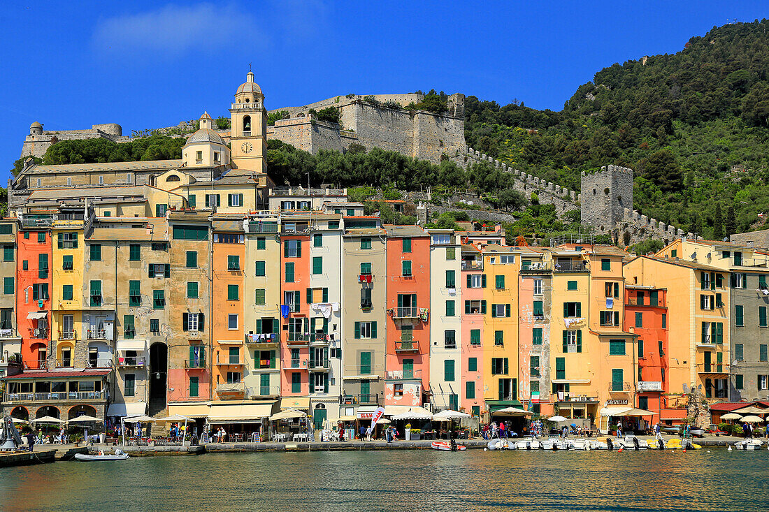 Portovenere, Italian Riviera, UNESCO World Heritage Site, Liguria, Italy, Europe