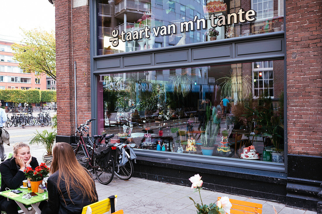 Patisserie De Taart van m´n Tante, Szeneviertel De Pijp, Ferdinand Bolstraat 10, Amsterdam, Niederlande, Europa