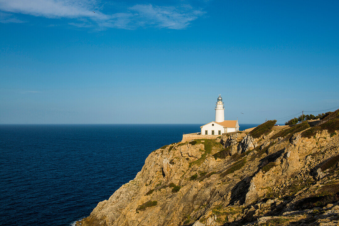 Lighthouse Far de Capdepera, Cala Ratjada, Majorca, Balearic Islands, Spain