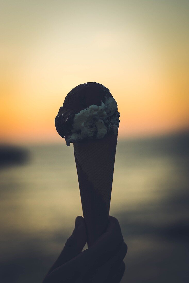 Ice cream in the evening