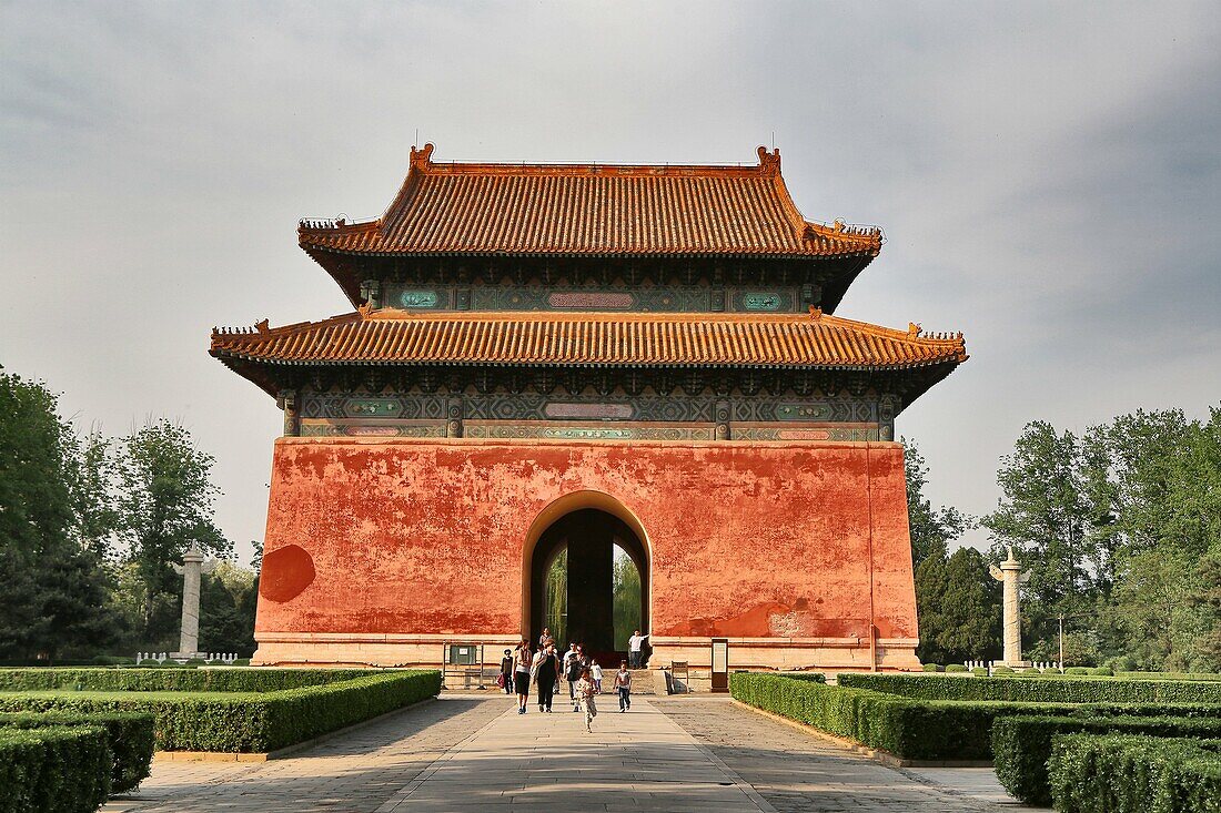 Shengong Shengde Stele Pavilion, Imperial Tombs of the Ming and Qing Dynasties, near Beijing, China