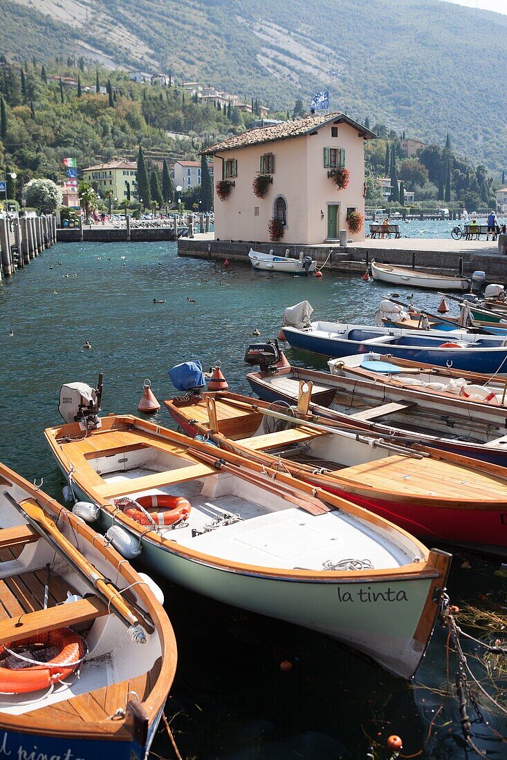 Boats in Riva del Garda