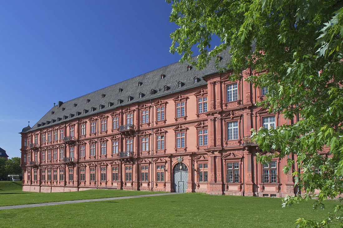 Electoral Castle Mainz along the banks of the Rhine in Mainz, Rhineland-Palatinate, Germany, Europe