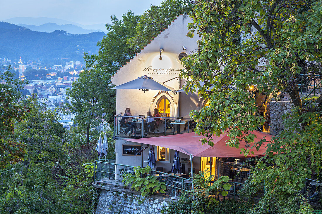 Restaurant Starcke Haus on the Schlossberg, Graz, Styria, Austria, Europe