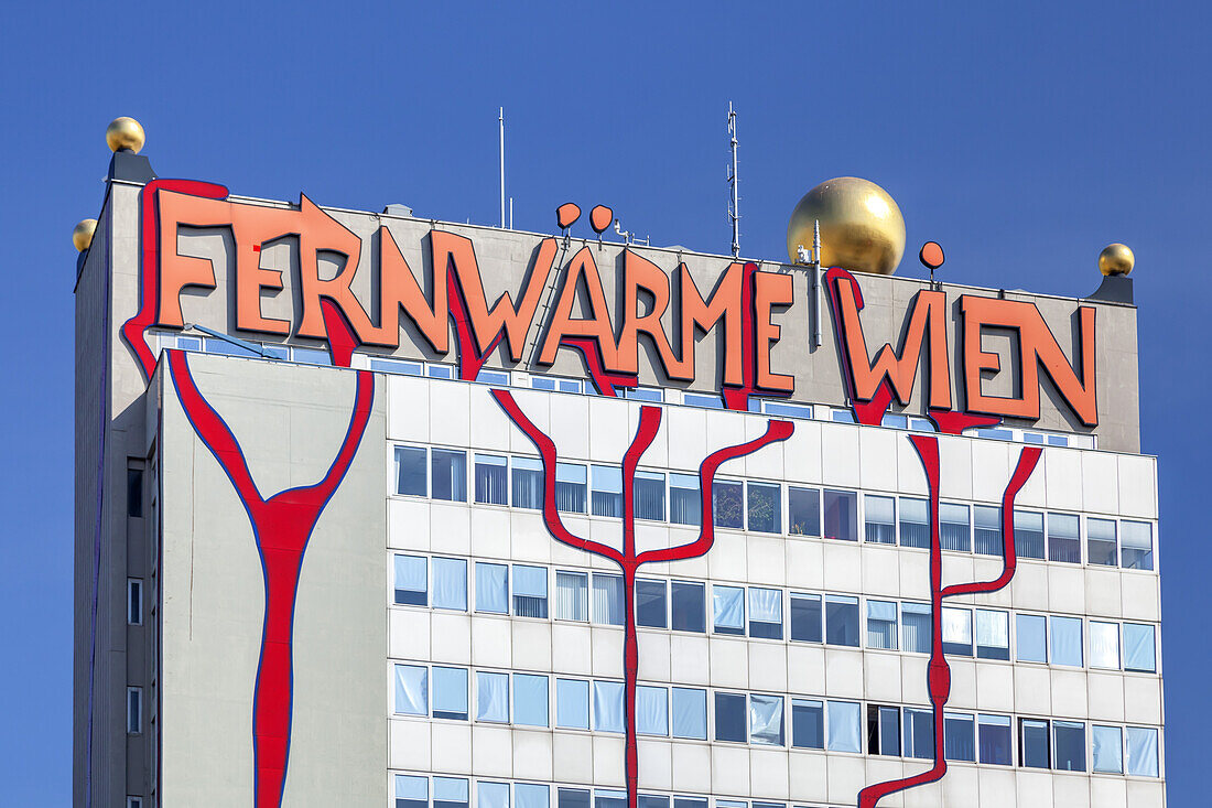 Müllverbrennungsanlage Spittelau von Friedensreich Hundertwasser in Wien, Ostösterreich, Österreich, Europa