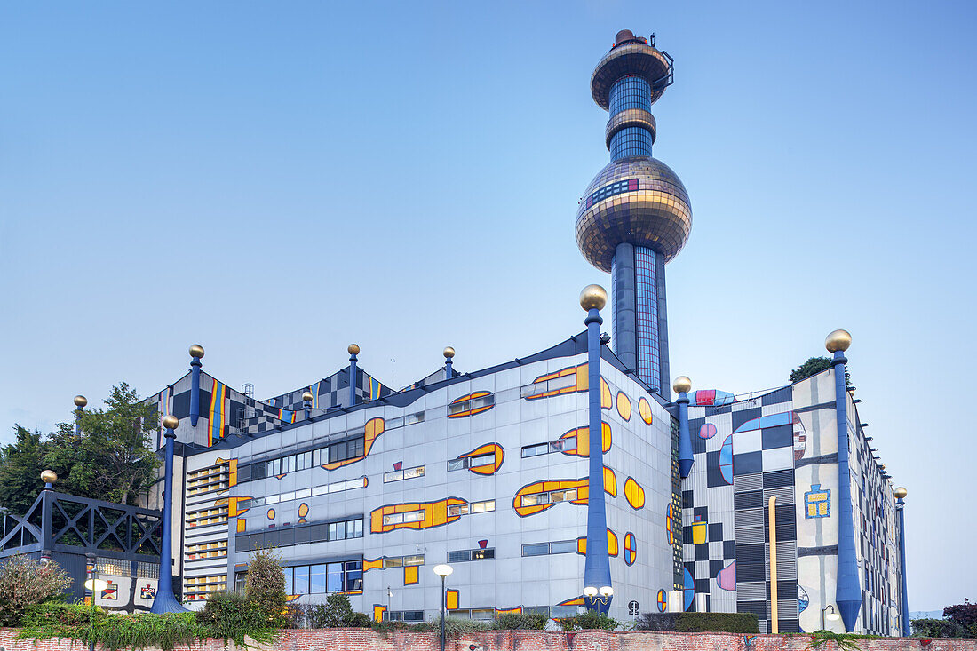 Müllverbrennungsanlage Spittelau von Friedensreich Hundertwasser in Wien, Ostösterreich, Österreich, Europa