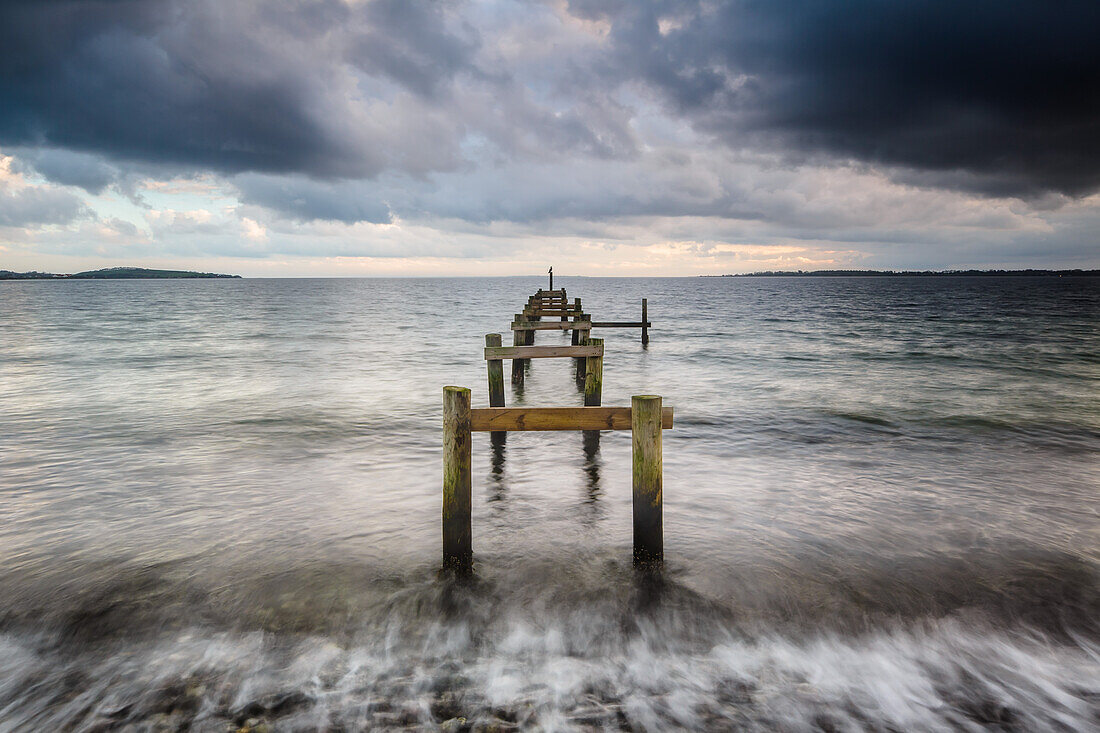 Steg, Tostebjerg, Ostsee, Fünen, Dänemark