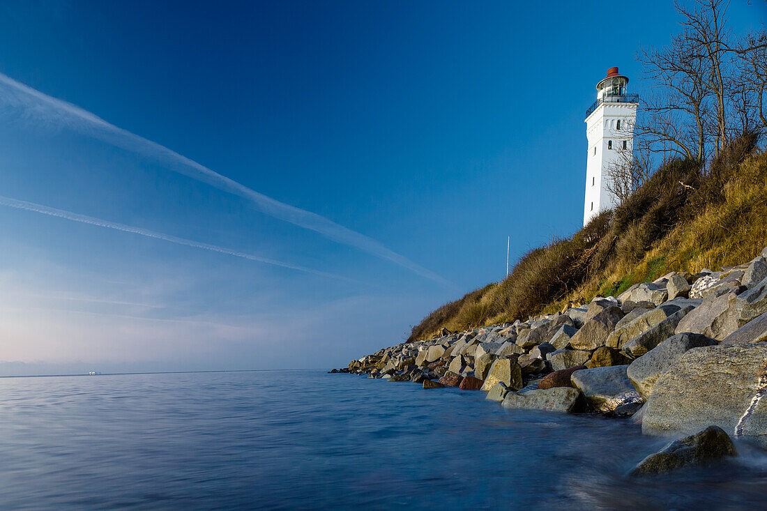 Lighthouse, Gulstav Fy, Keldsnor Fyr, Bagenkop, Baltic Sea, Langeland, Denmark