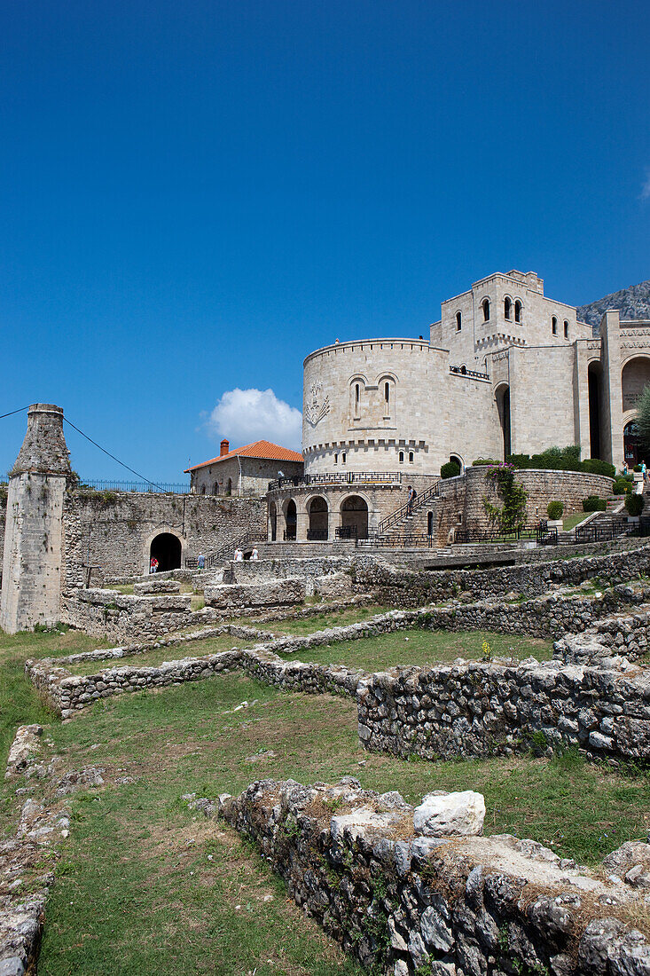 Die Burg von Kruja, Kruja, Kruja, Albanien
