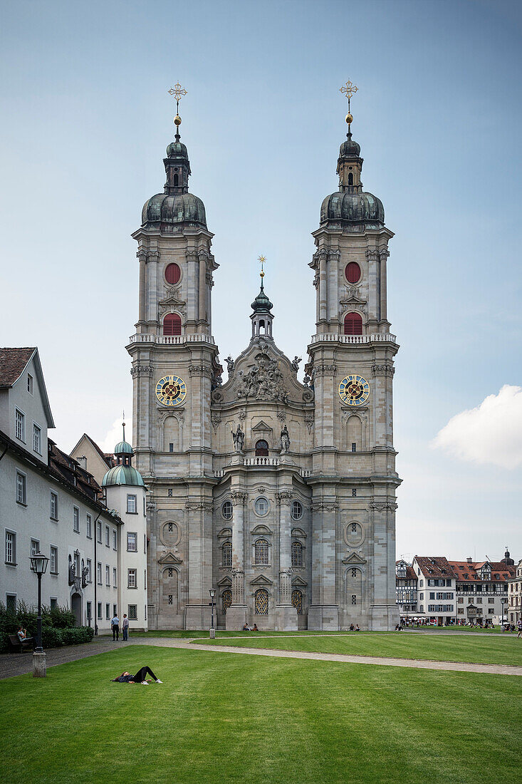 collegiate church of St. Gallen, canton St. Gallen, Switzerland, Europe, UNESCO