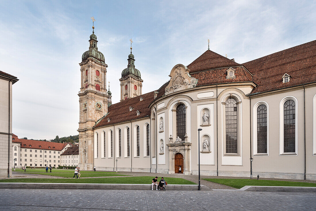 collegiate church of St. Gallen, canton St. Gallen, Switzerland, Europe, UNESCO