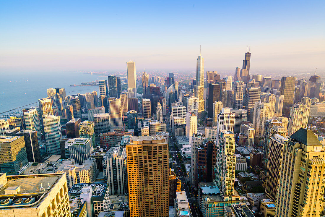 City skyline, Chicago, Illinois, United States of America, North America