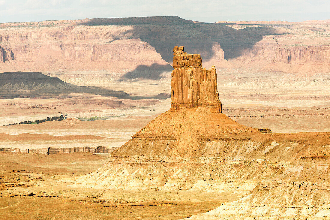 Felsformation, Green River Overlook, Canyonlands Nationalpark, Moab, Utah, Vereinigte Staaten von Amerika, Nordamerika