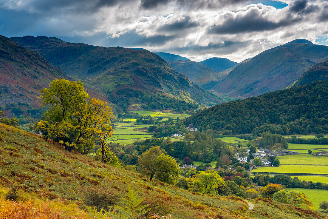 Rosthwaite, Borrowdale, Lake District Nationalpark, Cumbria, England, Großbritannien, Europa