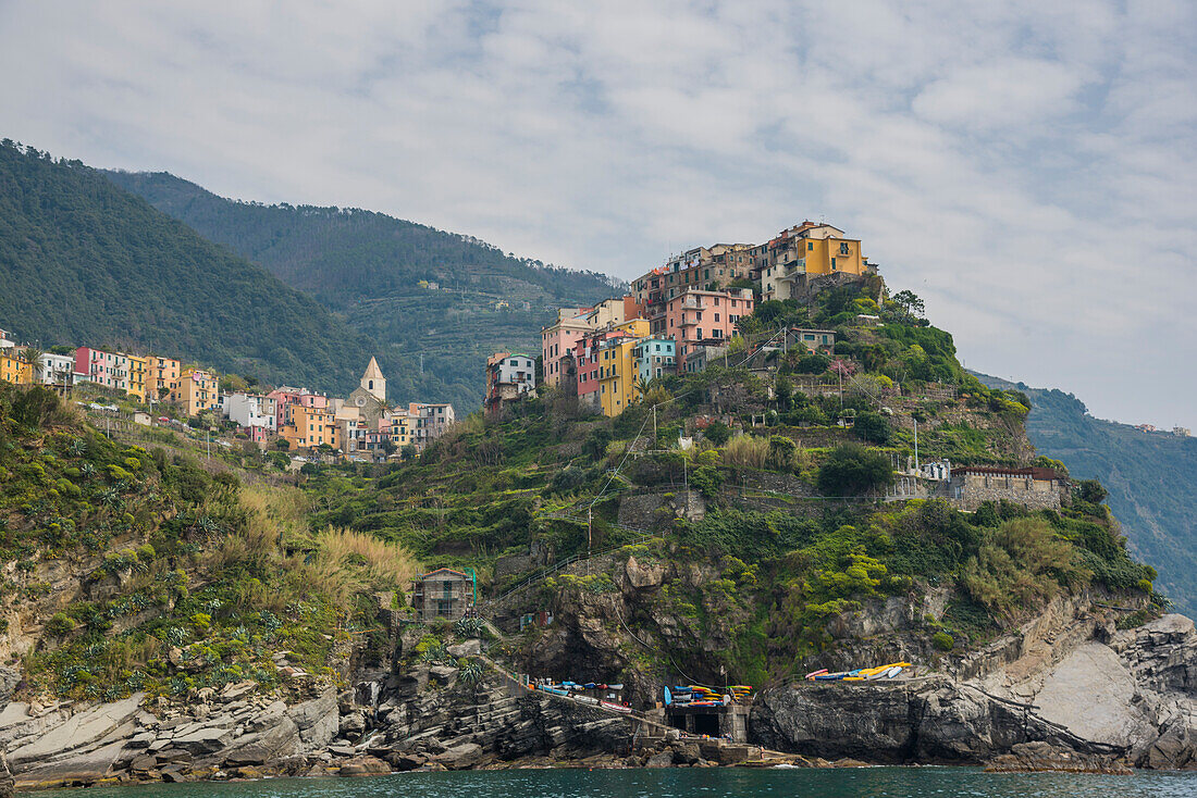 Corniglia, Cinque Terre, Provinz La Spezia, Ligurien, Italien, Europa