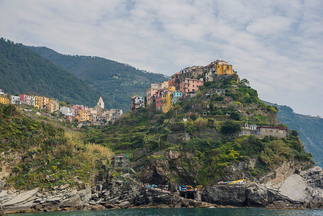 Corniglia, Cinque Terre, province of La Spezia, Liguria, Italy, Europe