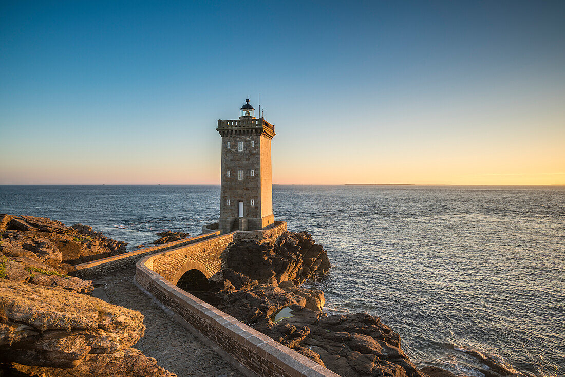 Kermorvan Leuchtturm, Le Conquet, Finistère, Bretagne, Frankreich