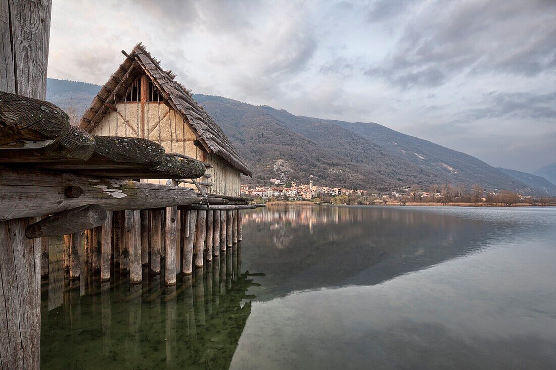 On the shores of the lake of Lago is the Archeopark Livelet , archaeological park educational, The entire structure is built on stilts, in the area there are three huts, realized in real scale, a house on stilts is supported by solid piles directly on the