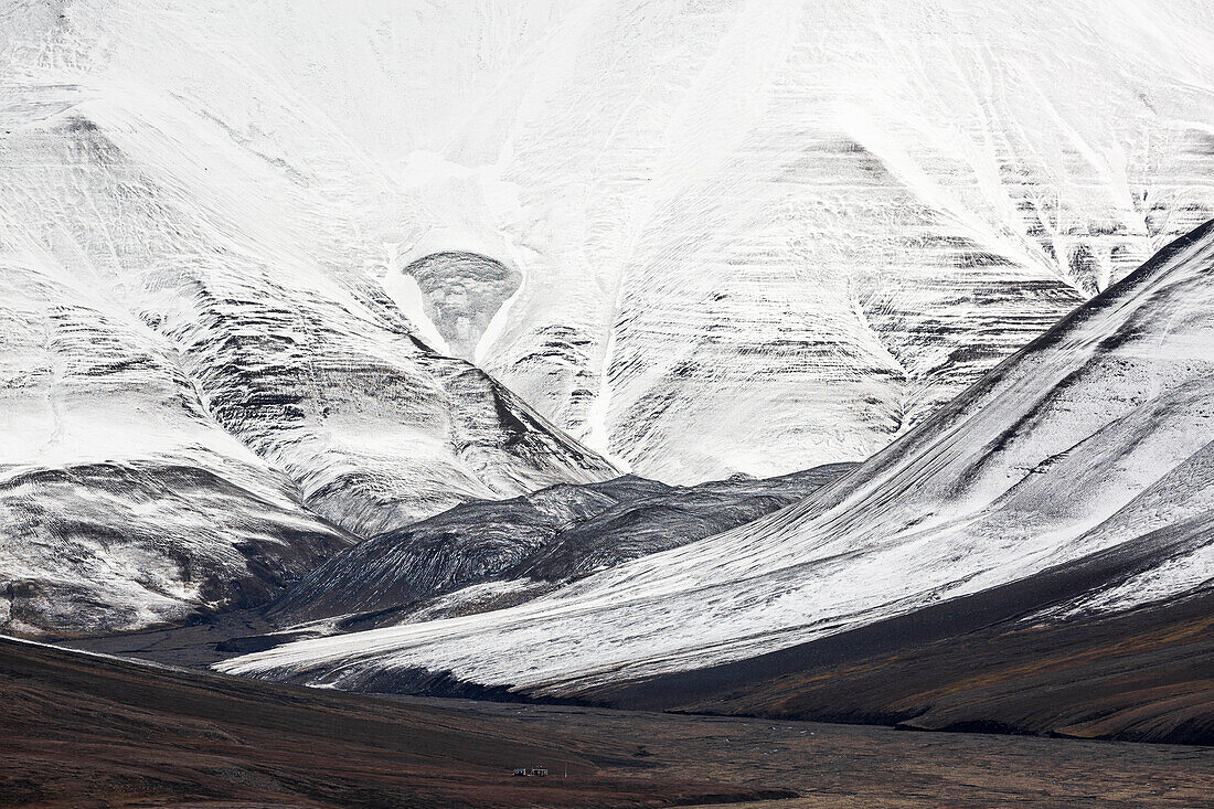 Svalbard, arktische Pisten im Isfjord