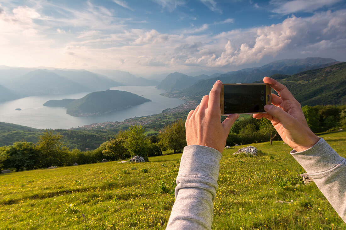 Europe, Italy, Iseo lake, province of Brescia