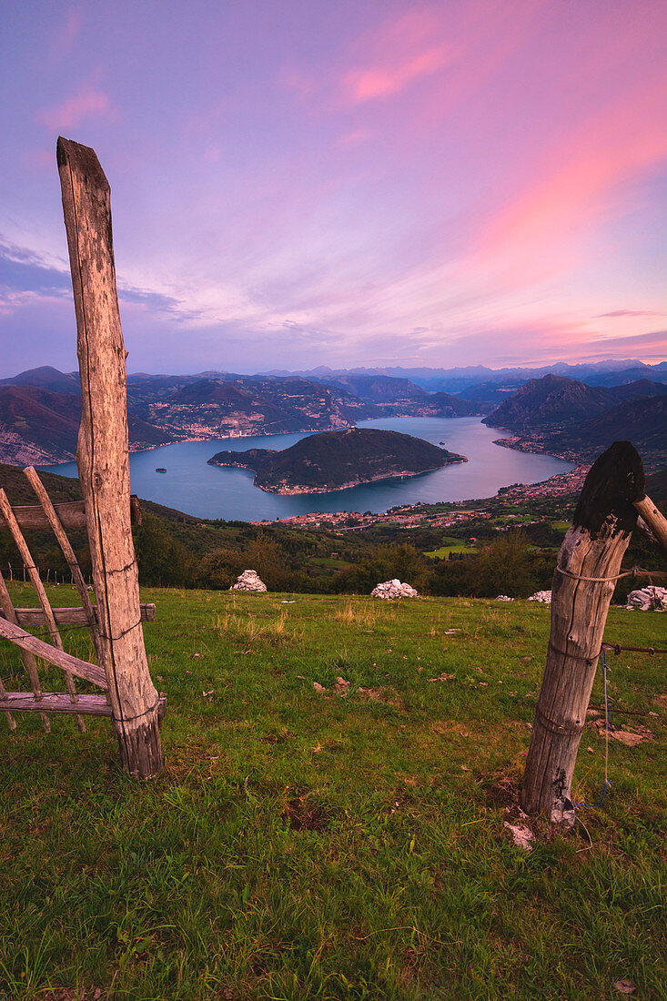 Iseo lake, Brescia province, Lombardy district, Italy, Europe