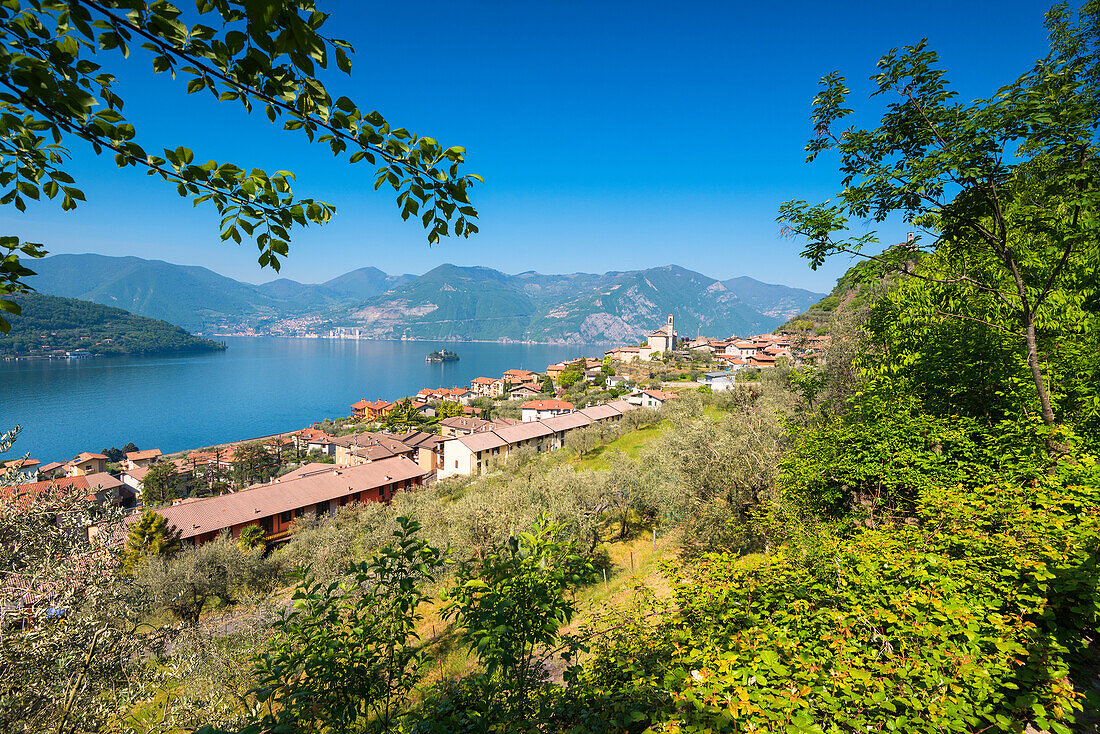 Marone, Iseo lake, Brescia province, Lombardy district, Italy, Europe
