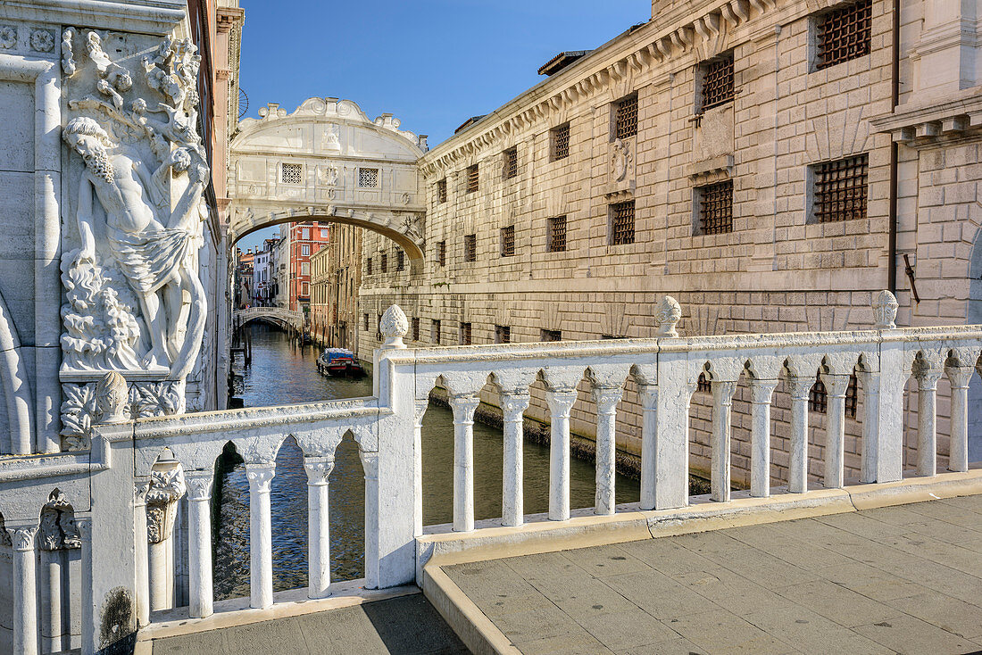 Seufzerbrücke, Venedig, UNESCO Weltkulturerbe Venedig, Venetien, Italien