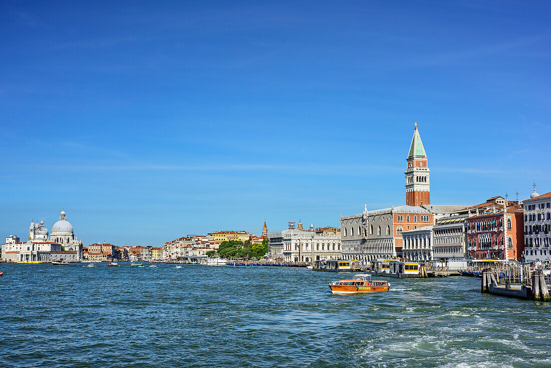 Santa Maria della Salute, Campanile di San Marco and Doge's Palace, Venice, UNESCO World Heritage Site Venice, Venezia, Italy