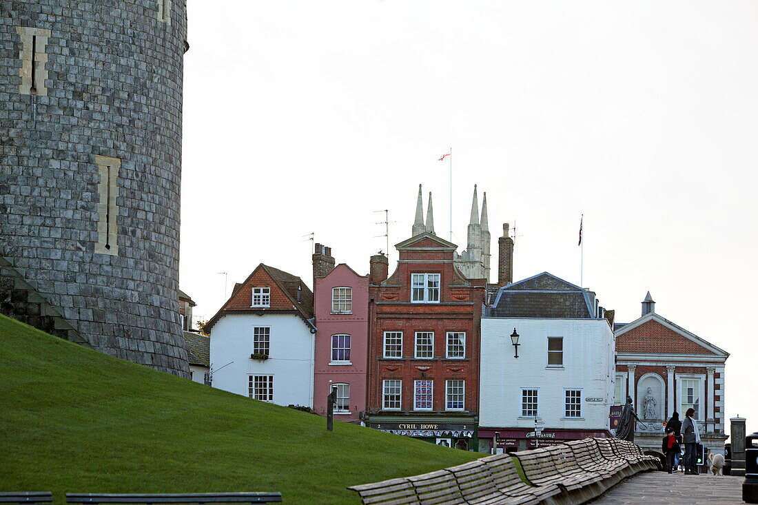 Houses, Castle Hill, Windsor, Berkshire, England