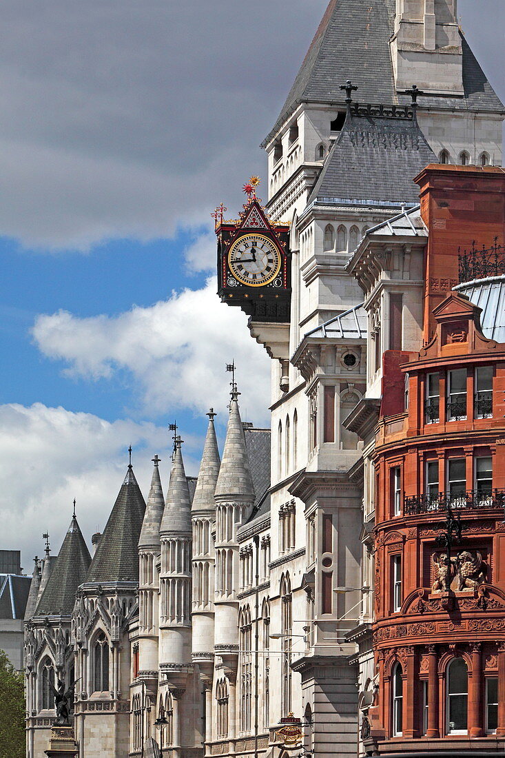 Royal Court of Justice, Fleet Street, City of London, London, England