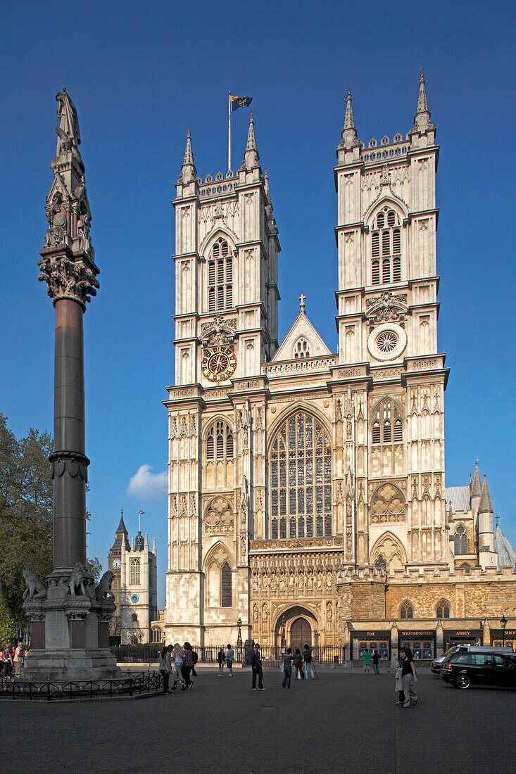 The Great West Door, Westfassade der Westminster Abbey, London, England
