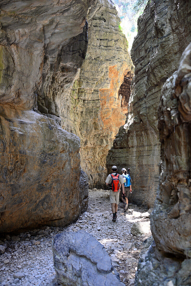 in der Imbros-Schlucht an der Südwest-Küste, Kreta, Griechenland