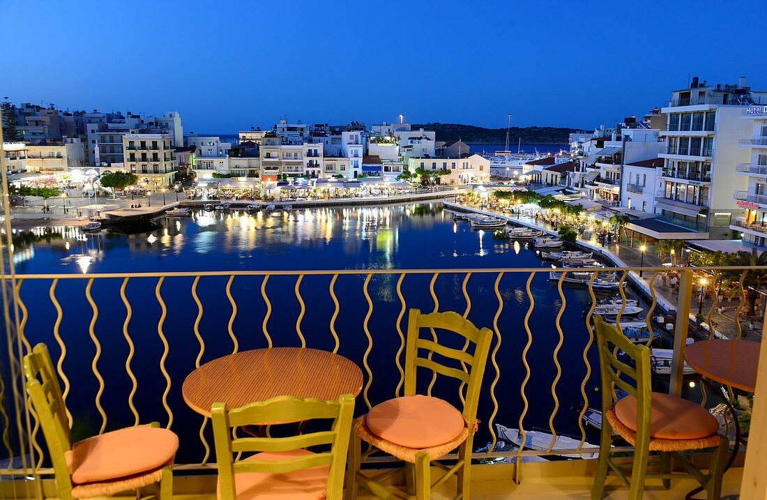 Voulisméni lake in Agios Nikólaos, east- Crete, Greece