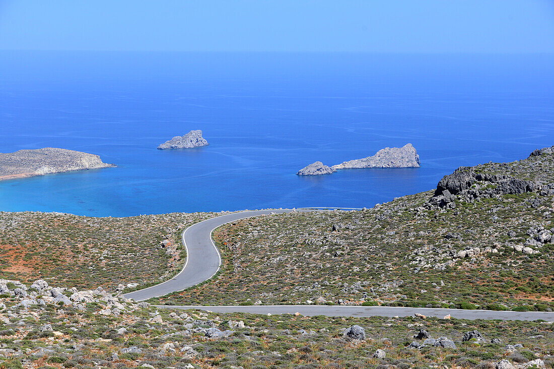 Over Zakros, east- Crete, Greece