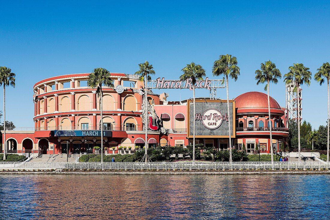 Hard Rock Café at Universal Orlando Resort, Orlando, Florida, USA.,X2Y-2615028 - © - John Greim