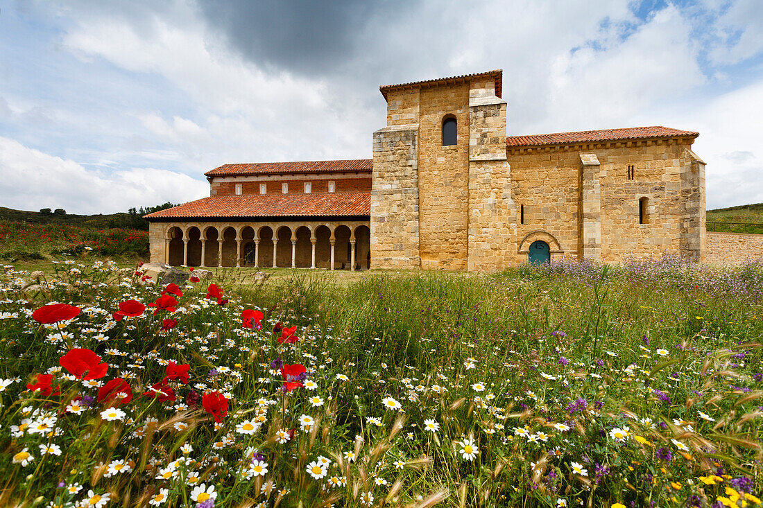 Monasterio de San Miguel de Escalada, monastry, 10th. century, Romanesque, Mozarabic, near Leon, Camino Frances, Way of St. James, Camino de Santiago, pilgrims way, UNESCO World Heritage, European Cultural Route, province of Leon, Old Castile, Castile-Leo