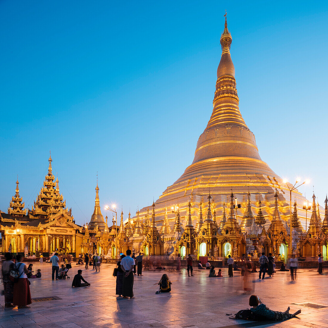 Shwedagon Pagoda, Yangon (Rangoon), Myanmar (Burma), Asia