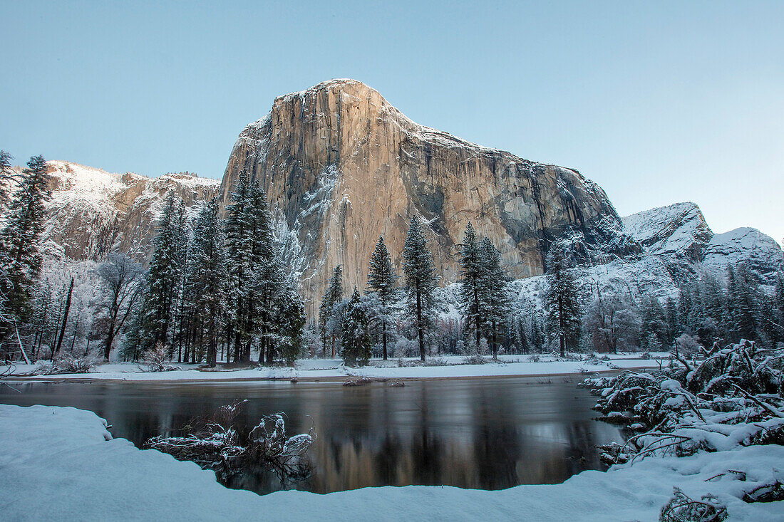 El Capitan in winter