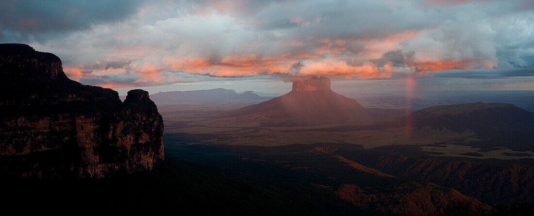 Dramatic Clouds Over The Auyan Tepuy In Bolivar State, Venezuela